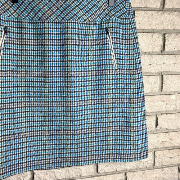 Talbots Wool Blend Houndstooth Pencil Skirt - Picture 5 of 7